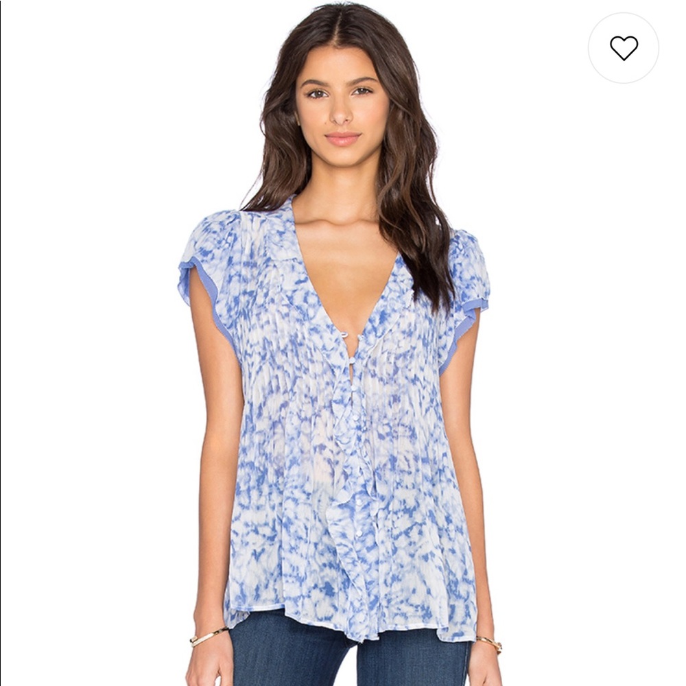 Joie Caden Top in Ice Blue